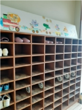 靴箱壁面
