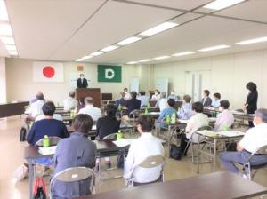 愛知県市町村職員年金者連盟額田支部定期総会の様子