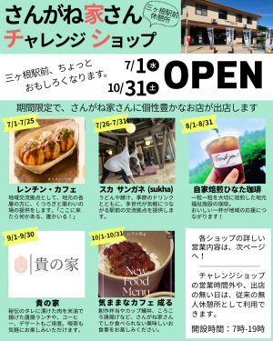 チャレンジショップ出店者